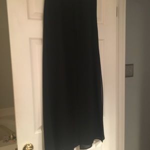 Evening attire black flowing pants